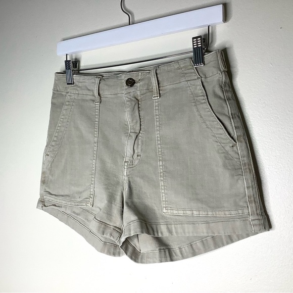 < Pistola Beige/Grey Casual Denim Shorts > - Picture 2 of 7